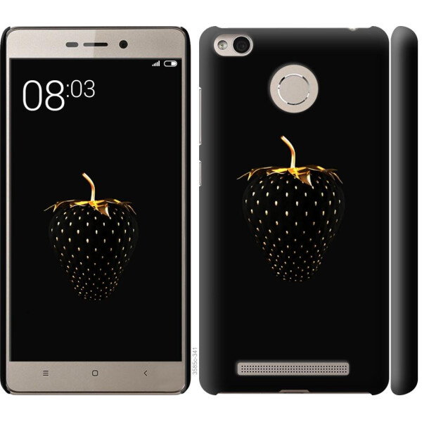 

Чехол на Xiaomi Redmi 3s Черная клубника (04798)