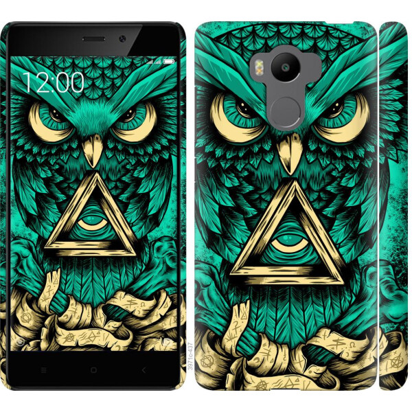 

Чехол на Xiaomi Redmi 4 Prime Сова Арт-тату (04798)