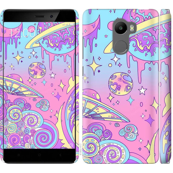

Чехол на Xiaomi Redmi 4 Розовая галактика (04798)