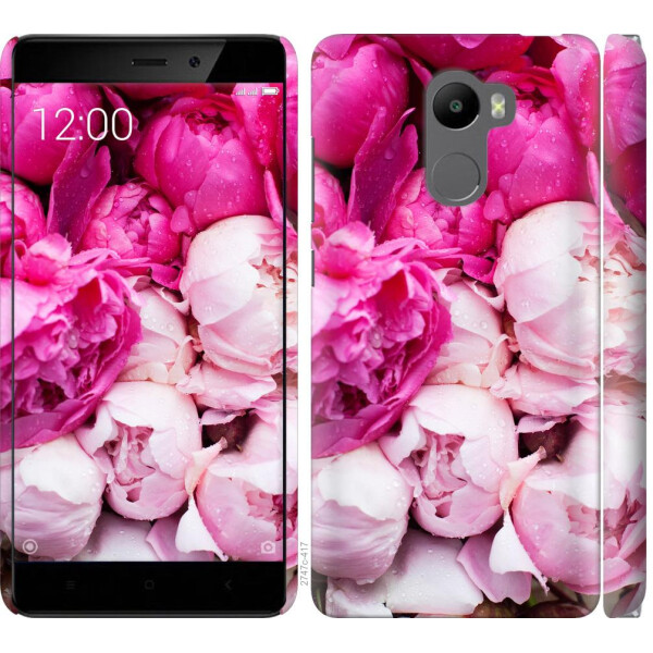 

Чехол на Xiaomi Redmi 4 Розовые пионы (04798)