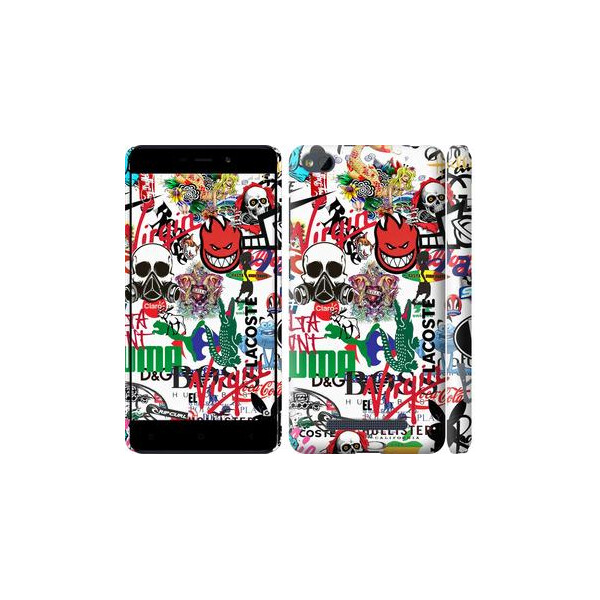 

Чехол на Xiaomi RedMi 4A Many different logos (04798)