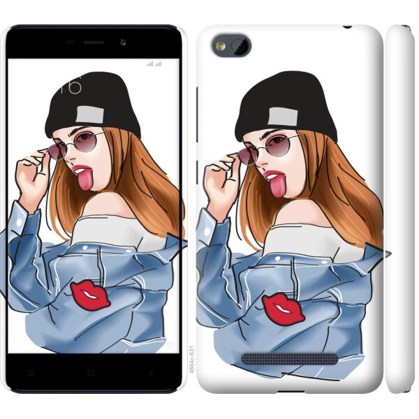

Чехол на Xiaomi RedMi 4A Девушка v3 (04798)