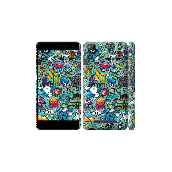 

Чехол на Xiaomi RedMi 4A Стикер бомбинг 1 (04798)