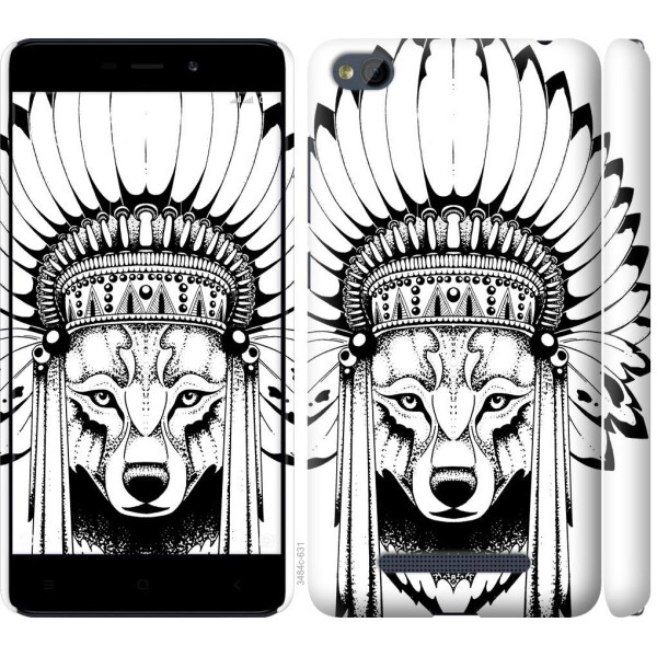 

Чехол на Xiaomi RedMi 4A Тотем волка (04798)