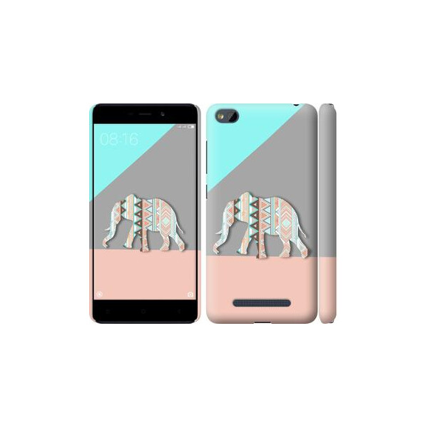 

Чехол на Xiaomi RedMi 4A Узорчатый слон (04798)