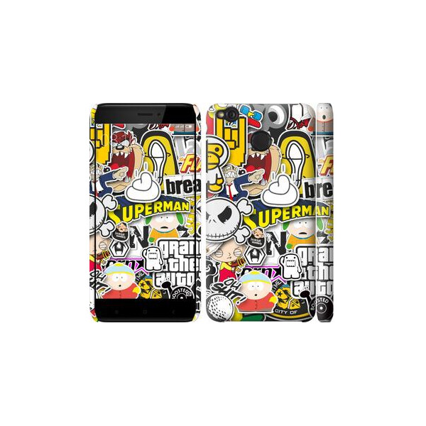 

Чехол на Xiaomi Redmi 4X Popular logos (04798)