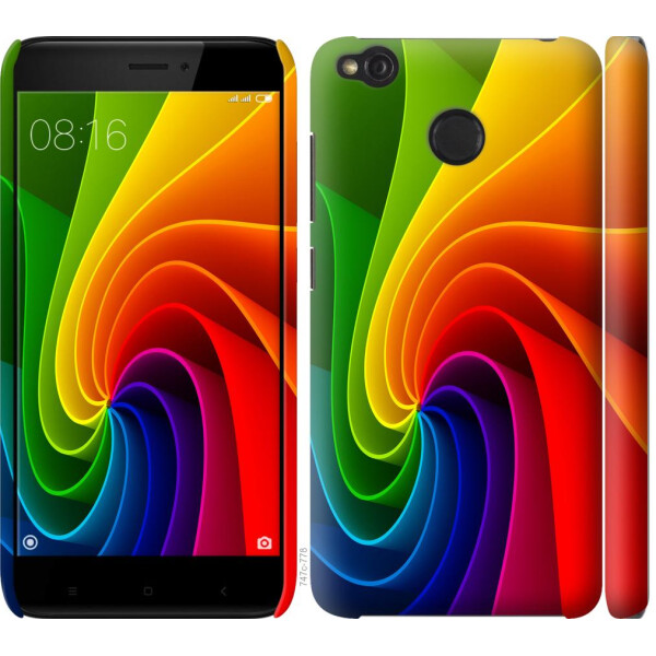 

Чехол на Xiaomi Redmi 4X Радужный вихрь (04798)
