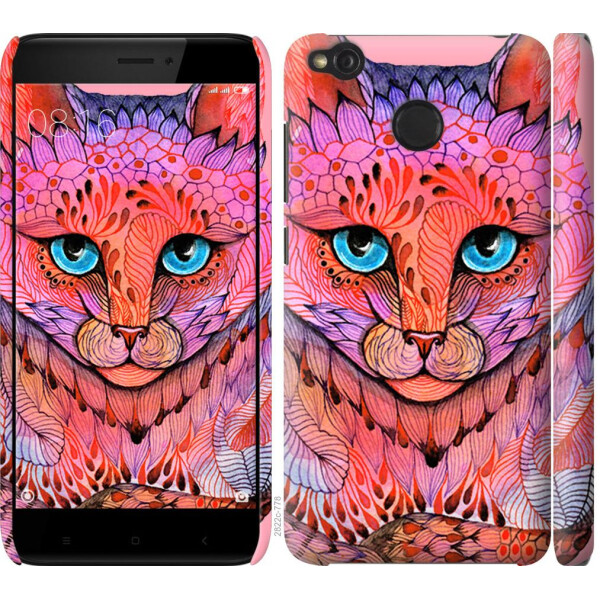 

Чехол на Xiaomi Redmi 4X Узорчатая кошка (04798)