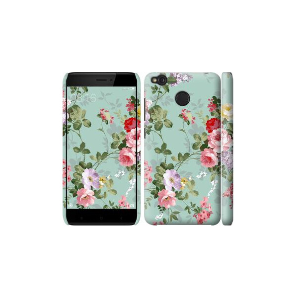 

Чехол на Xiaomi Redmi 4X Цветочные обои 2 (04798)