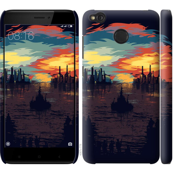 

Чехол на Xiaomi Redmi 4X Череп-абстракция (04798)