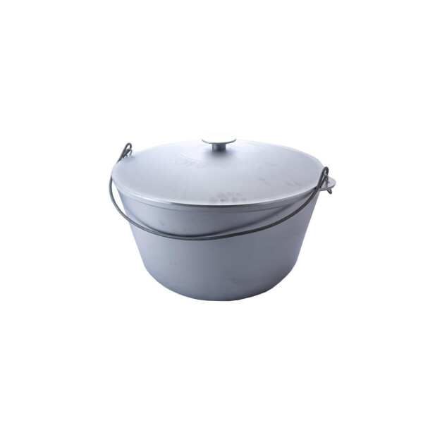 

Туристическая посуда Котел алюминиевый Биол - 500 х 300 мм х 40 л, с крышкой и дужкой