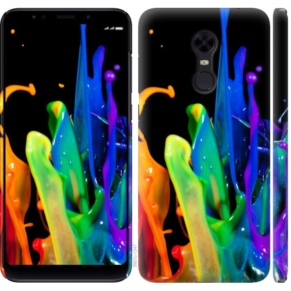 

Чехол на Xiaomi Redmi 5 Plus брызги краски (04798)