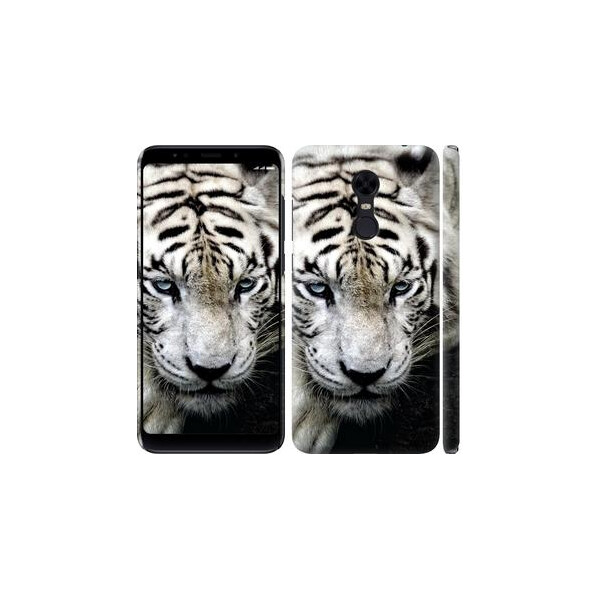 

Чехол на Xiaomi Redmi 5 Plus Грустный белый тигр (04798)