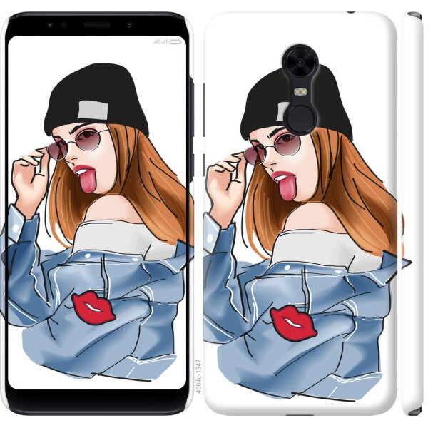 

Чехол на Xiaomi Redmi 5 Plus Девушка v3 (04798)