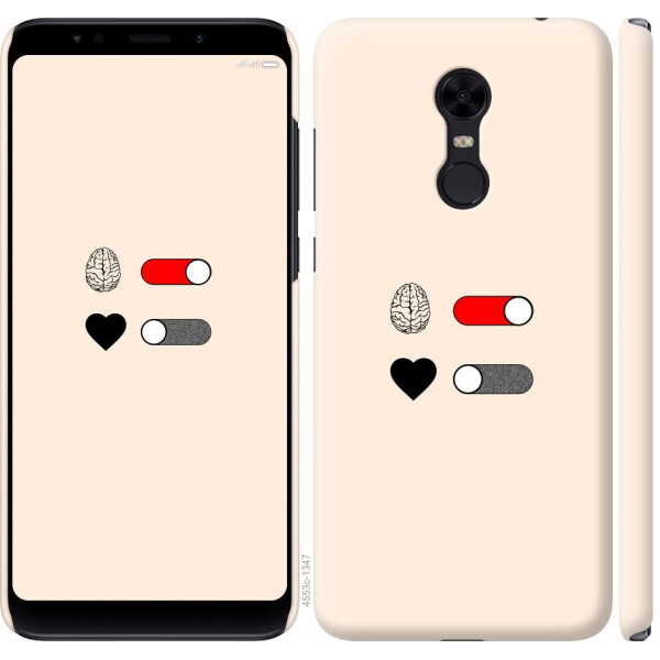 

Чехол на Xiaomi Redmi 5 Plus Любовь и ум (04798)