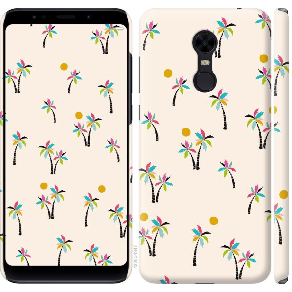 

Чехол на Xiaomi Redmi 5 Plus Пальмочки (04798)