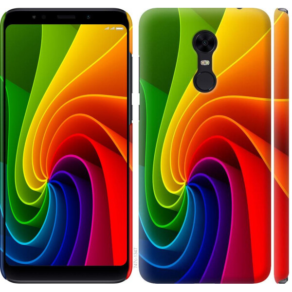 

Чехол на Xiaomi Redmi 5 Plus Радужный вихрь (04798)