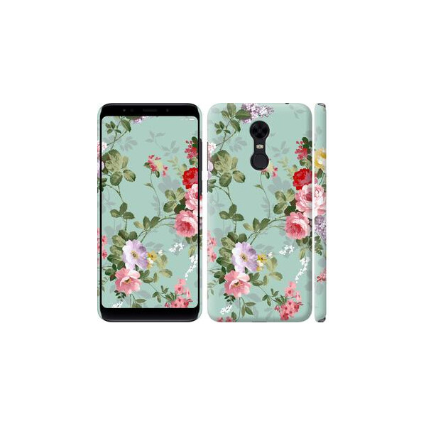 

Чехол на Xiaomi Redmi 5 Plus Цветочные обои 2 (04798)
