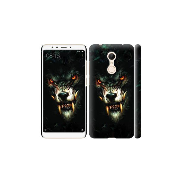 

Чехол на Xiaomi Redmi 5 Дьявольский волк (04798)