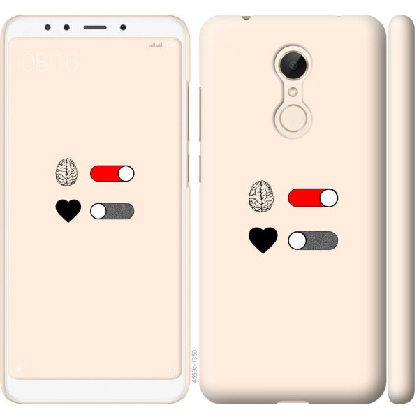 

Чехол на Xiaomi Redmi 5 Любовь и ум (04798)
