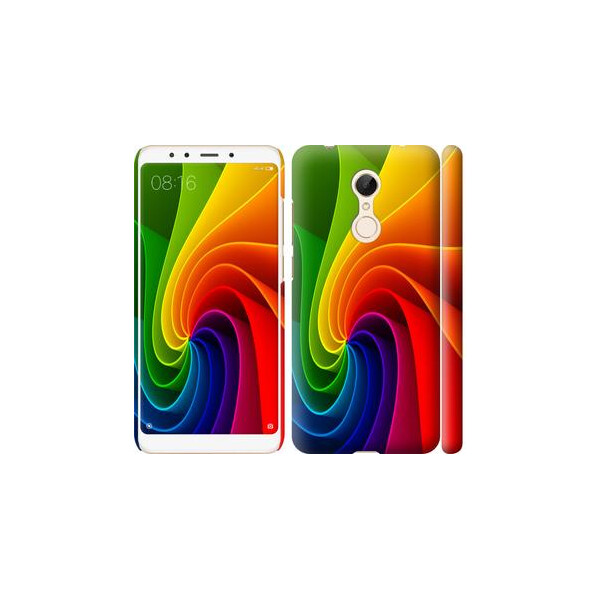 

Чехол на Xiaomi Redmi 5 Радужный вихрь (04798)