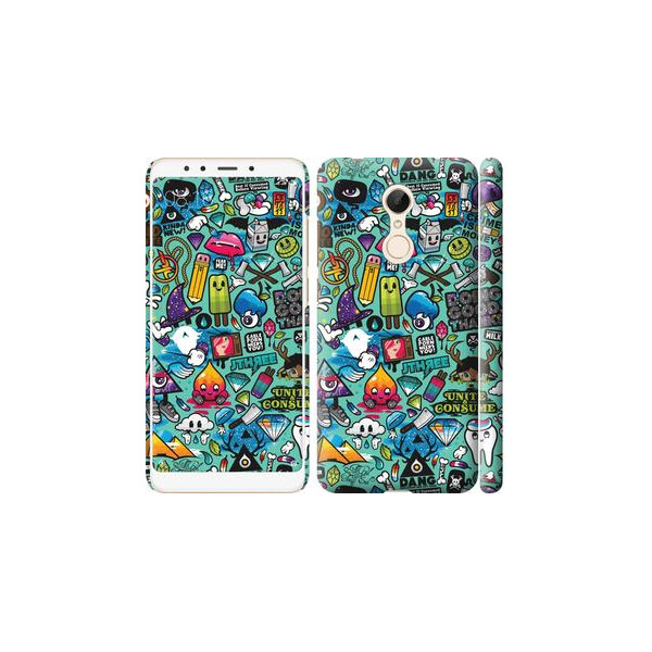 

Чехол на Xiaomi Redmi 5 Стикер бомбинг 1 (04798)