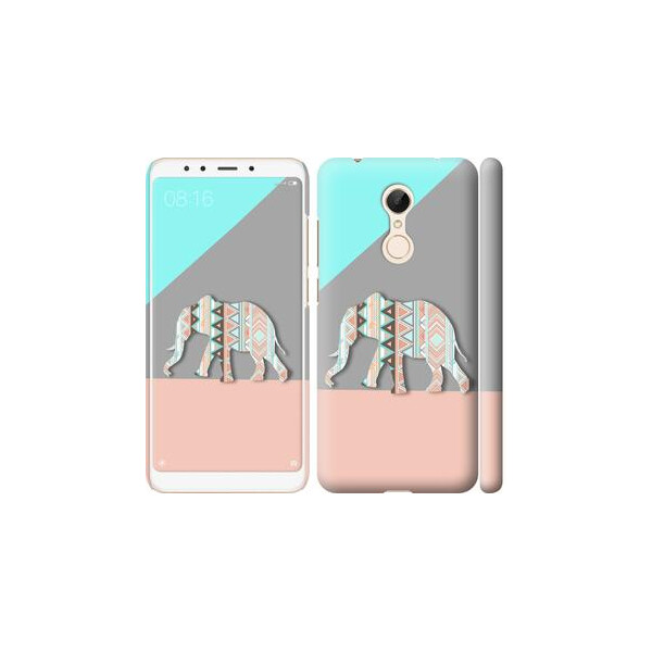

Чехол на Xiaomi Redmi 5 Узорчатый слон (04798)