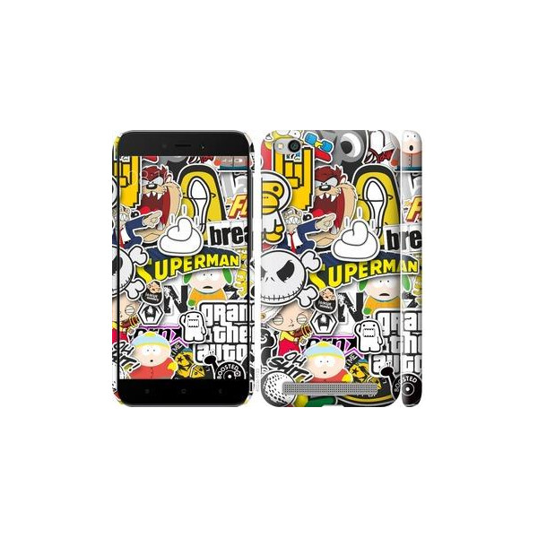 

Чехол на Xiaomi Redmi 5A Popular logos (04798)