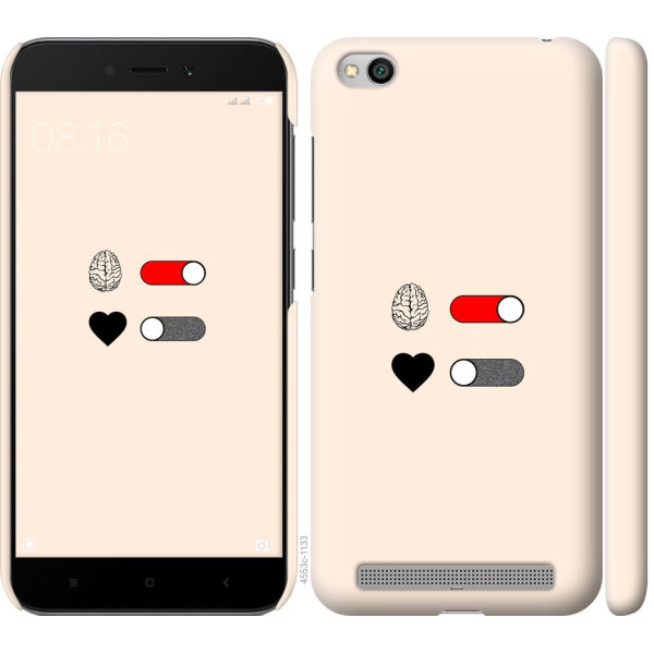 

Чехол на Xiaomi Redmi 5A Любовь и ум (04798)