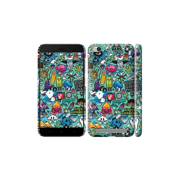 

Чехол на Xiaomi Redmi 5A Стикер бомбинг 1 (04798)