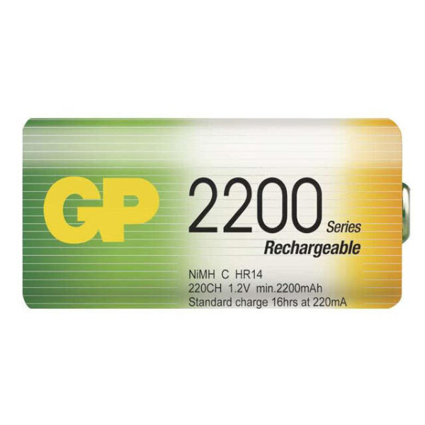 

Аккумулятор Gp Rechargeable R14 2200 Mah Ni-Mh