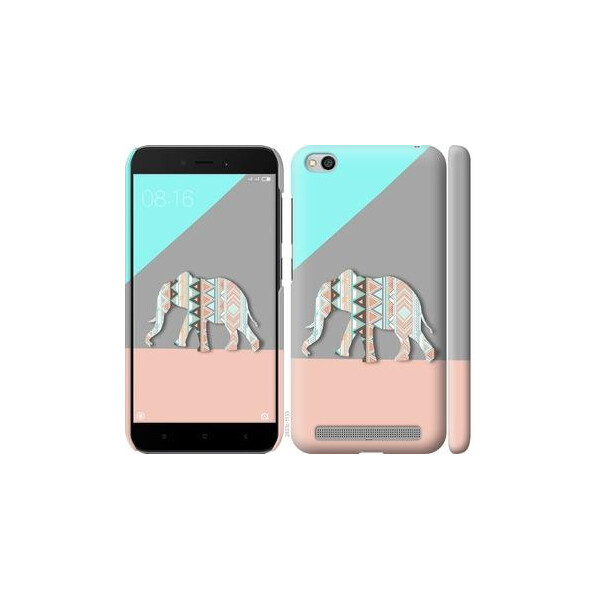 

Чехол на Xiaomi Redmi 5A Узорчатый слон (04798)