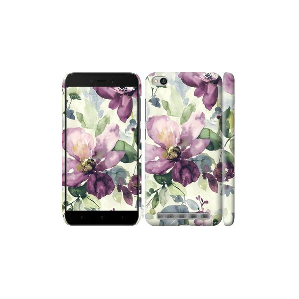 

Чехол на Xiaomi Redmi 5A Цветы акварелью (04798)
