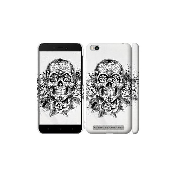 

Чехол на Xiaomi Redmi 5A Череп и розы (04798)