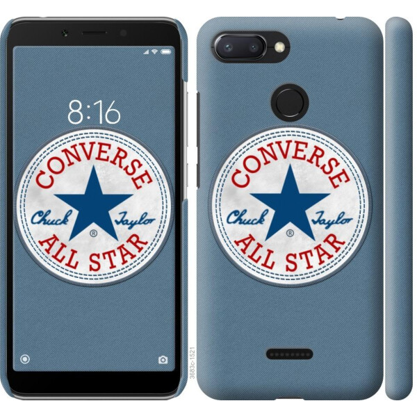 

Чехол на Xiaomi Redmi 6 Converse. All star (04798)