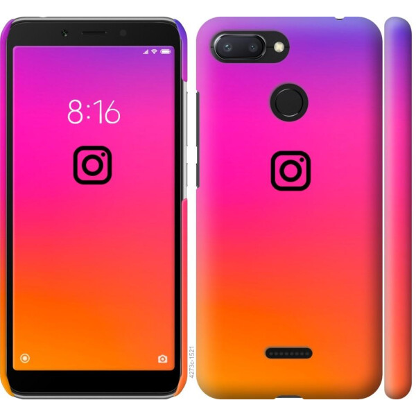 

Чехол на Xiaomi Redmi 6 Instagram (04798)