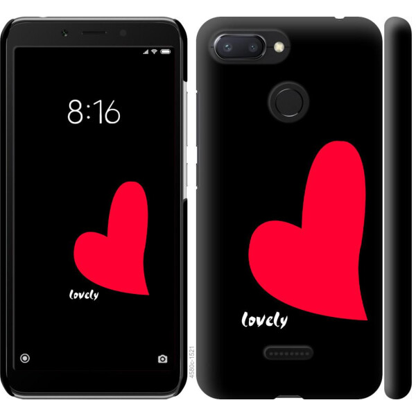 

Чехол на Xiaomi Redmi 6 Lovely (04798)