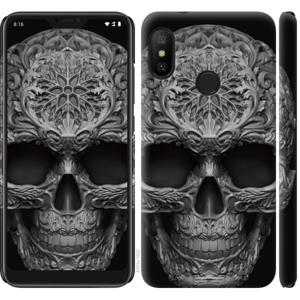 

Чехол на Xiaomi Redmi 6 Pro skull-ornament (04798)