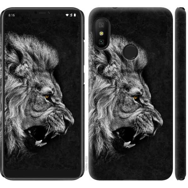 

Чехол на Xiaomi Redmi 6 Pro Лев (04798)