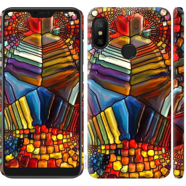 

Чехол на Xiaomi Redmi 6 Pro Разноцветный витраж (04798)