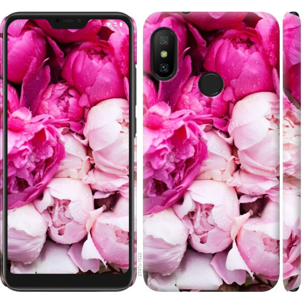 

Чехол на Xiaomi Redmi 6 Pro Розовые пионы (04798)