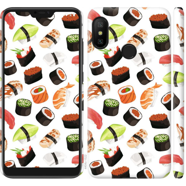 

Чехол на Xiaomi Redmi 6 Pro Суши (04798)