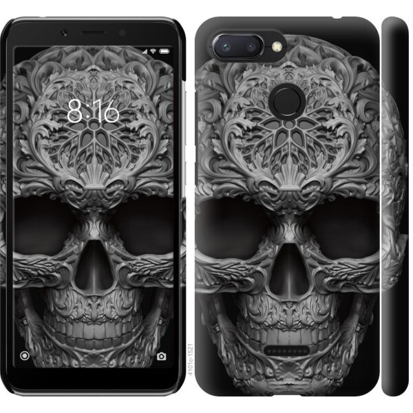 

Чехол на Xiaomi Redmi 6 skull-ornament (04798)