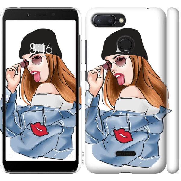 

Чехол на Xiaomi Redmi 6 Девушка v3 (04798)