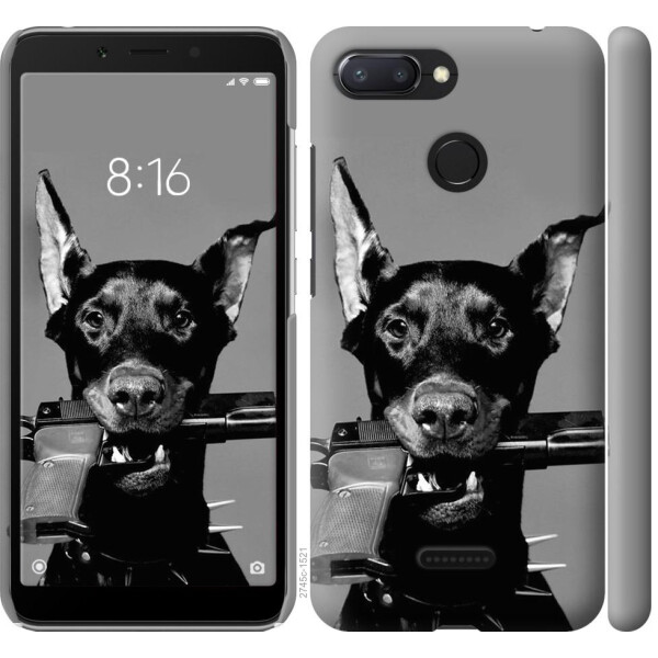 

Чехол на Xiaomi Redmi 6 Доберман (04798)