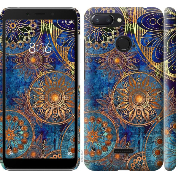 

Чехол на Xiaomi Redmi 6 Золотой узор (04798)