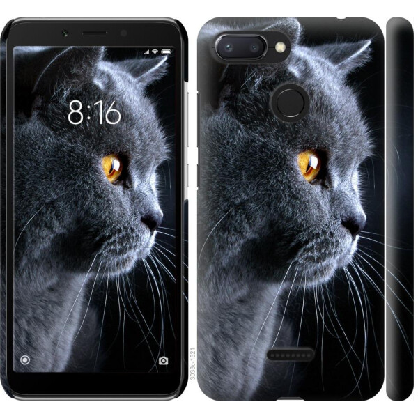 

Чехол на Xiaomi Redmi 6 Красивый кот (04798)
