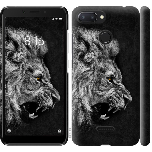 

Чехол на Xiaomi Redmi 6 Лев (04798)