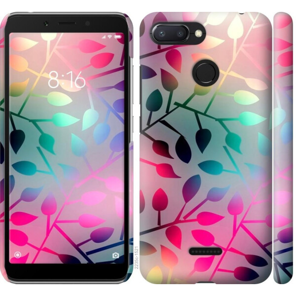 

Чехол на Xiaomi Redmi 6 Листья (04798)