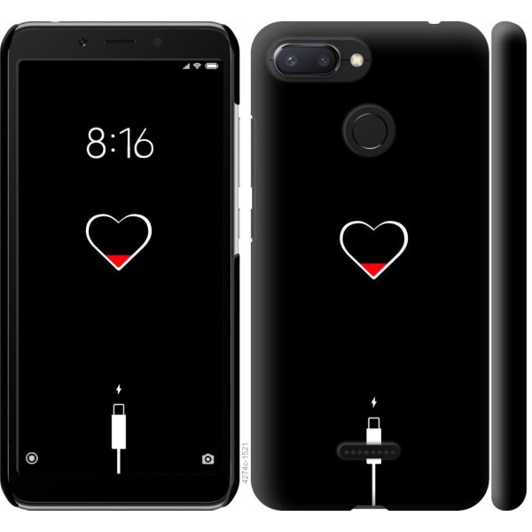 

Чехол на Xiaomi Redmi 6 Подзарядка (04798)